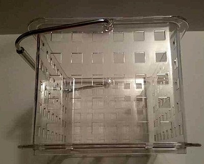 Inter Design Small Zia Basket Clear Brand new 