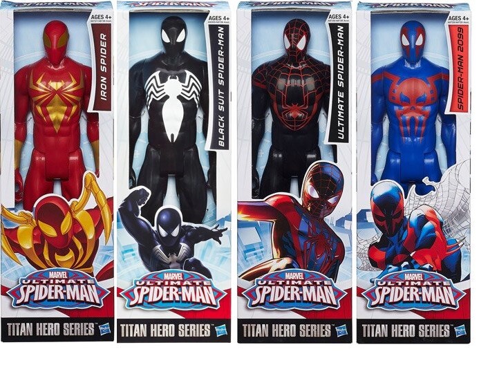 Hasbro MARVEL SPIDER-MAN TITAN HERO 2体 Marvel Spider-Man Titan Hero Series Spider-Man 12 Action