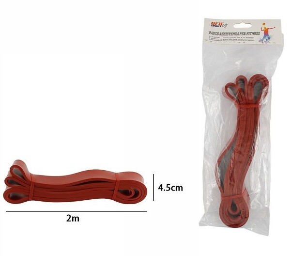 Fascia Banda Elastica Di Resistenza Per Fitness Elastici 2mtx4,5cm dfh