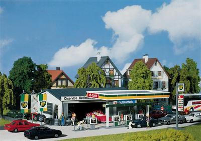 Faller Petrol Station and Service Bay 130345 HO OO Scale