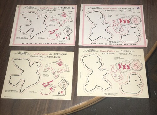 2 New In Package Vogart Guide Patterns Bird & Bear Appliqué/Quilting/Painting