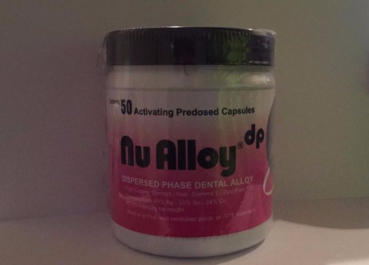 Amalgam Nu Alloy Active Dental NonGamma 2/ZincFree 500 Capsules (1