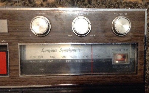 Longines Symphonette Music Master Japan Transistorized Radio Casette Tape Audio