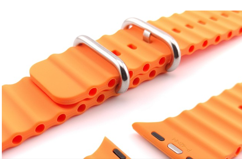 Apple Watch オーシャンバンド オレンジ Amazon.com: Apple Watch Band - Ocean Band (49mm) - Orange