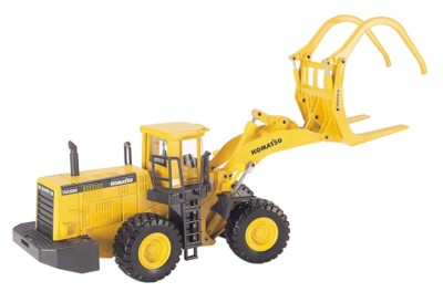 Joal 204 Komatsu WA600-3 Wheel Log Loader w/High Capacity Grapple 1/50 MIB