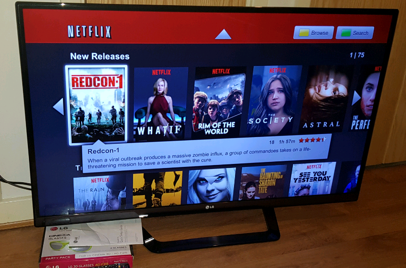 47"LG Full HD 1080p LED Cinema 3D Smart TV with Freeview HD | in