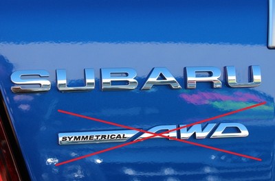 NEW Genuine OEM Subaru Rear Badge ''SUBARU'' 2008-2011 Impreza WRX STi NR
