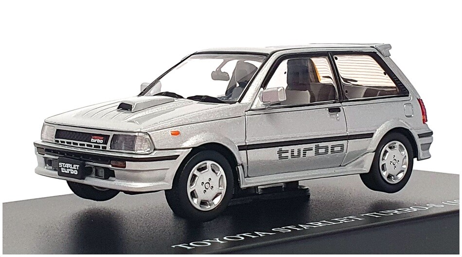 DISM TOYOTA STARLET TURBO 1/43 ミニカー DISM 1/43 Scale Diecast 075210 - 1986 Toyota Starlet Turbo-S