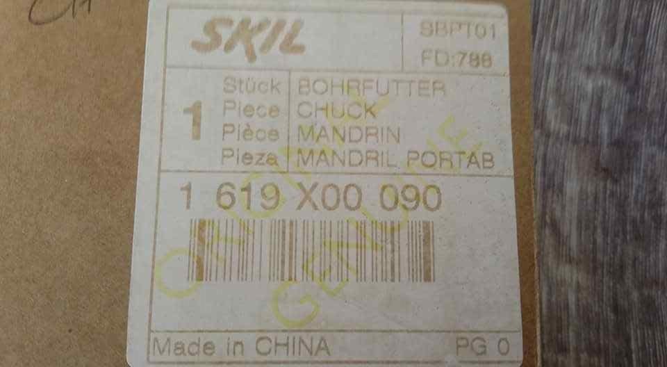 1619X00090 Chuck: Genuine BOSCH-SKIL-DREMEL NEW IN BOX PART DRILL