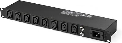 StarTech.com 1U 19 inch 8 Port Rack Mount PDU - IEC C13 Socket Rackmount Power S