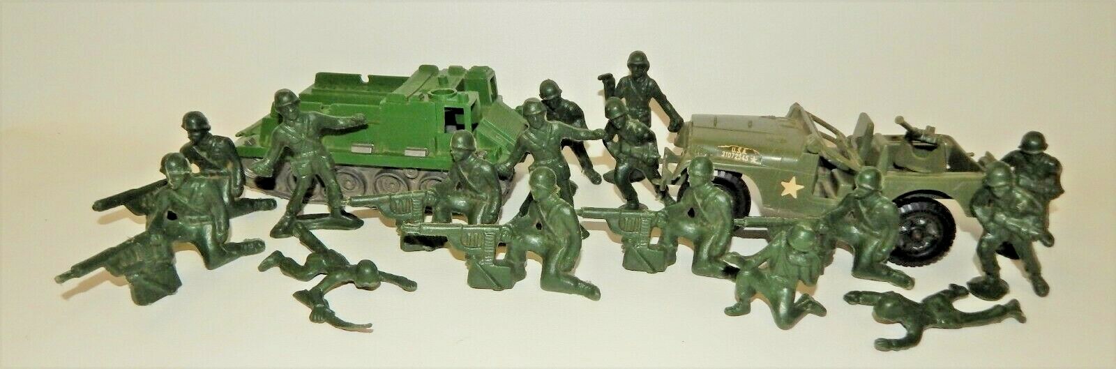 Estate Lot Green Army Men Jeep Tank Plastic Military Toys | eBay Estate Lot Green Army Men Jeep Tank Plastic Military Toys | eBay