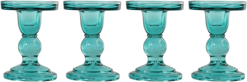 S Green, Vivitop Taper Pillar Candle Holders Set, Candl