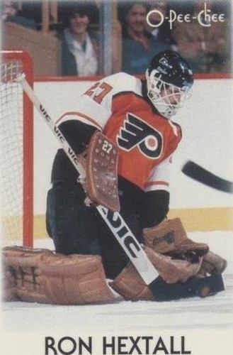 1987-88 O-Pee-Chee Leaders Mini - Ron Hextall #16