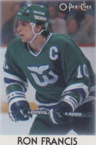 1987-88 O-Pee-Chee Leaders Mini - Ron Francis #10
