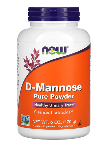 NOW Foods, D-Mannose Pure Powder, 170g