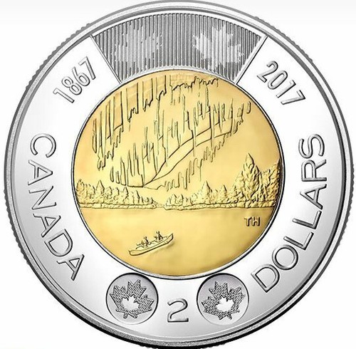 Canada 2017 Toonie $2 Coin From Roll UNC Dance Of The Spirits Confederation 150 - Picture 2 of 3