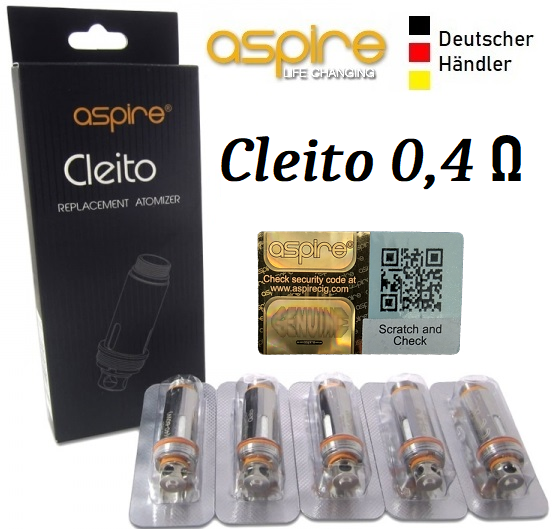 Aspire Cleito 0,4 Ohm Coils | Cleito EXO Cleito Pro K4 | Cleito Coil Cleito Head