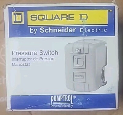NEW SQUARE D FSG2J20BP 20/40 WELL PUMP WATER PRESSURE SWITCH NEW 6128763