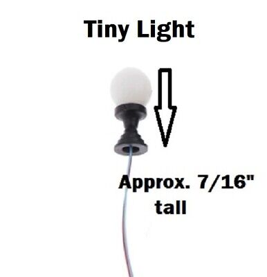Dollhouse Miniature Light Fixture-1 Light  approx. 7/16''T w/long Electrical Cord