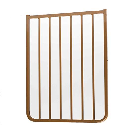 Cardinal Gates Extension for Outdoor Child Safety Gate, Brown, 21.5