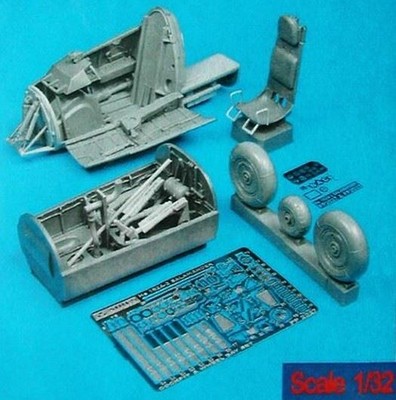 AIRES HOBBY 1/32 HE162A2 DETAIL SET FOR RVL D 2033