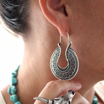 Hippie 2024 hoop earrings