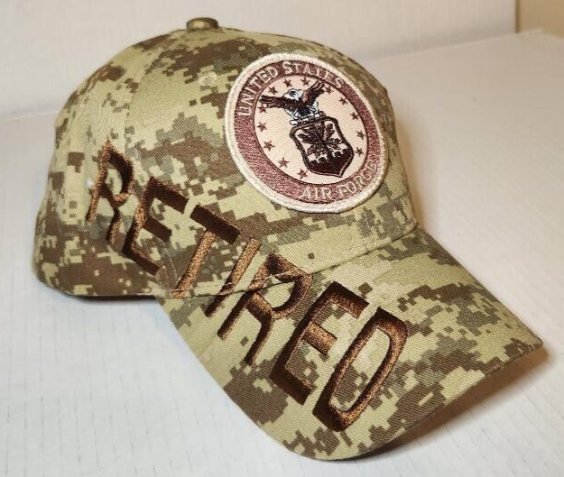 Air Force - Retired / Semi-Custom Digital Camouflaged Baseball Cap