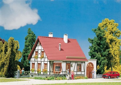 Faller 232215 N Gauge Timber Frame House with Garage Original Packaging