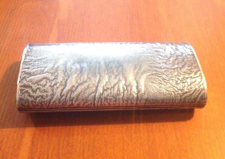 VINTAGE TIFFANY & CO STERLING SILVER CIGARETTE HOLDER CASE ITALY RARE 84.7 GRAMS