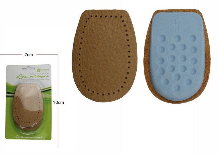 Coppia Solette 2 Comode Tacco Cura Protezione Sottopiede Piedi 65168 dfh