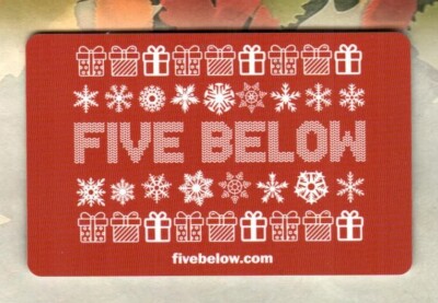 FIVE BELOW Snowflakes ( 2022 ) Gift Card ( $0 )
