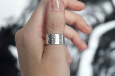 Thick Band Solid925 Sterling silver Band &Statement Ring Handmade Ring All Size