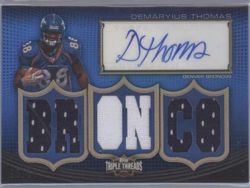 2010 Topps Triple Threads Demaryius Thomas #TTAR-80