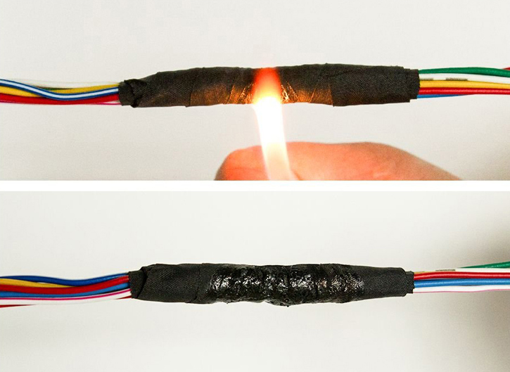 4 Rolls 15M Heat-resistant Flame Retardant Tape Wire Harness Cloth Tape For Auto