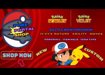 ''Custom Gen 9 Pokémon 6IV - Shiny   or Non-Shiny - Pokémon Scarlet/Violet BOGO!
