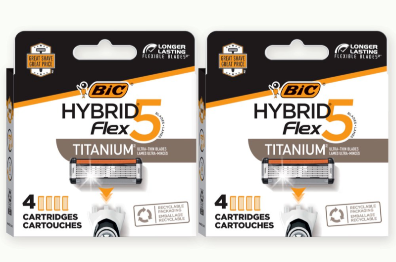BIC Flex 5 Hybrid Razor Cartridge Refill 8 Cartridges 2, 4 p