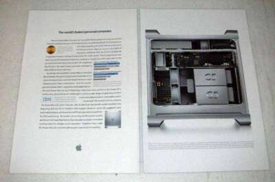 2003 Apple PowerMac G5 Computer Ad - World's Fastest