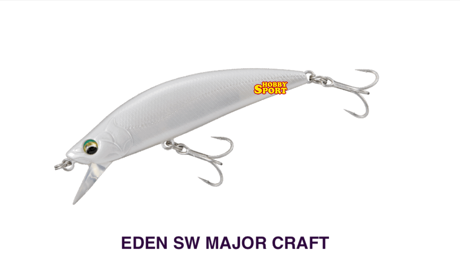 MINNOW EDEN SW 50S COL. 03 PEARL WHITE  CM 5 GR 4,7 SINKING MAJOR CRAFT SPINNING