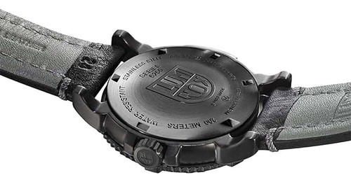 Pre-owned Luminox Modern Mariner Black Pvd Black Dial Black Leather Mens Watch Xs.6251.bo