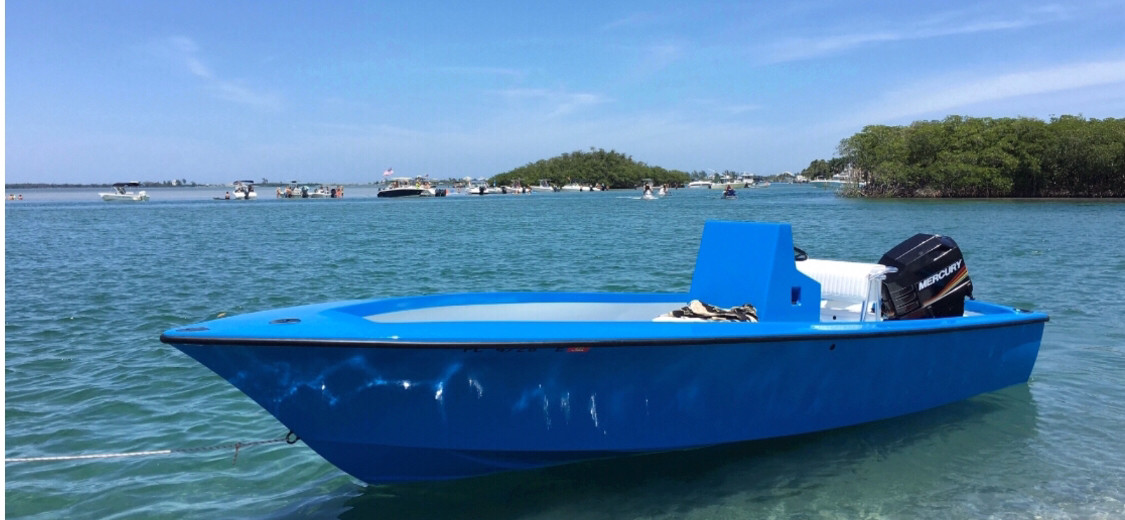 20’ seacraft center console fishing boat