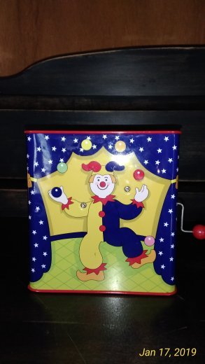 Vintage musical Jack In the Box