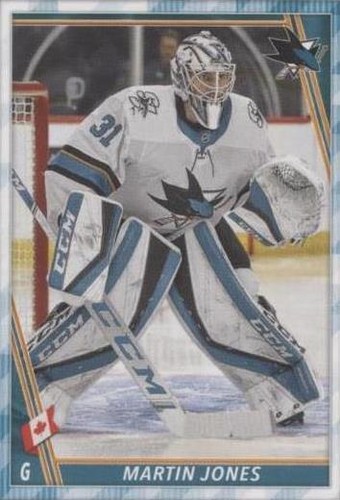 2020-21 Topps NHL Stickers - Martin Jones #399