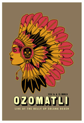 Scrojo Ozomatli Belly Up Tavern Solana Beach Poster Ozomatli_1502