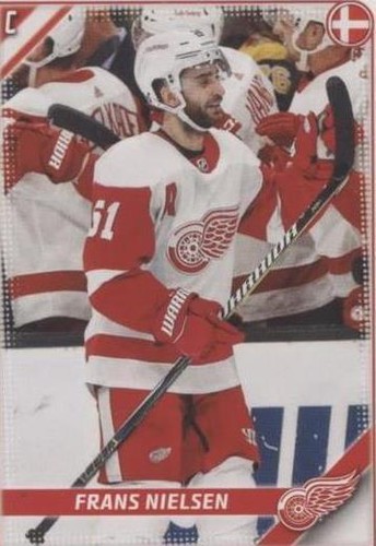 2019-20 Topps NHL Stickers - Frans Nielsen #177