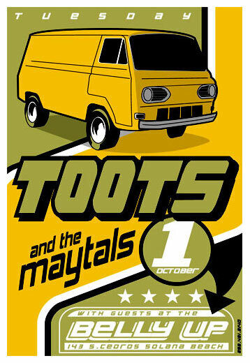 Scrojo Toots and the Maytals 2002 Poster Belly Up Tavern Solana Beach Toots_0210