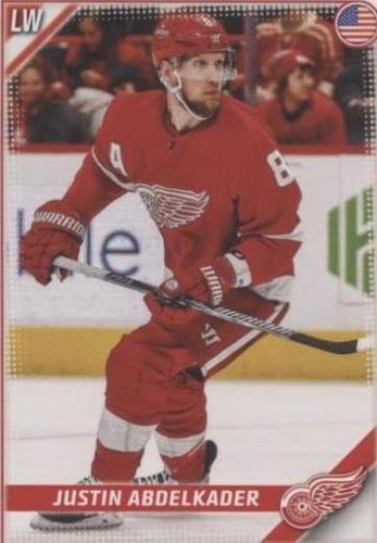 2019-20 Topps NHL Stickers - Justin Abdelkader #187