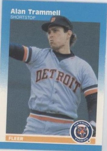 1987 Fleer Classic Miniatures - Alan Trammell #107