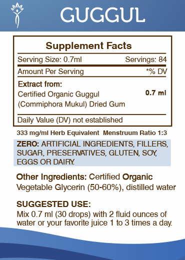 Secrets Of The Tribe Guggul Tincture Alcohol-FREE  