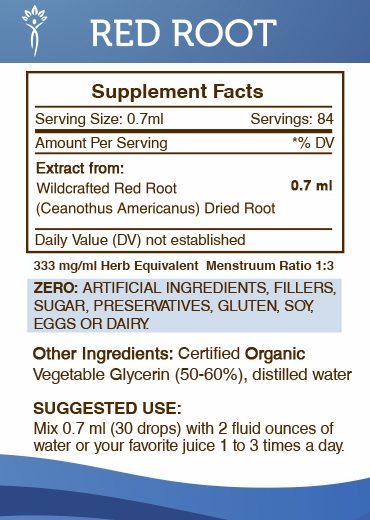 Secrets Of The Tribe Red Root Tincture Alcohol-FREE