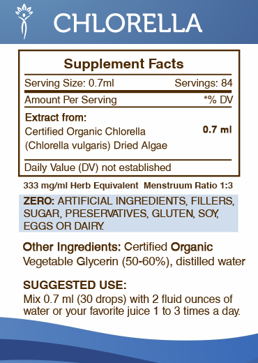Secrets Of The Tribe Chlorella Tincture Alcohol-FREE  